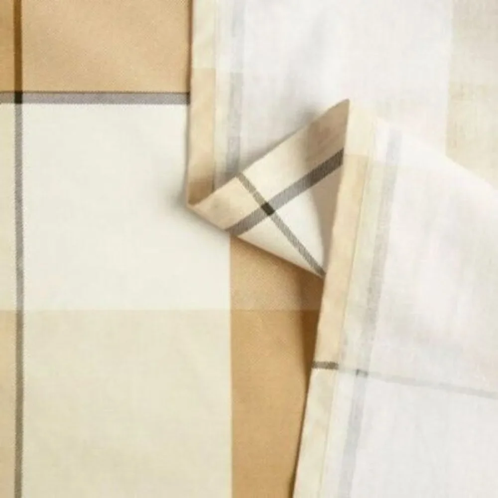 Bee & Willow Tonal Check Laminate Tablecloth 52